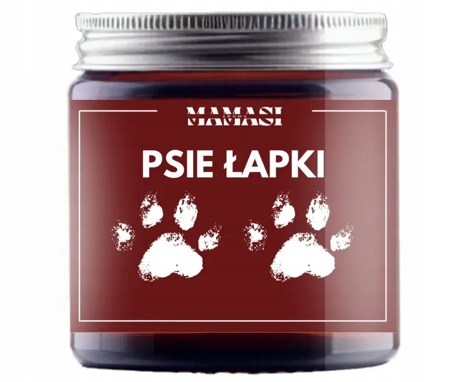 Zdjęcie Świeczka o zapachu psich łapek – unikalny aromat dla miłośników psów