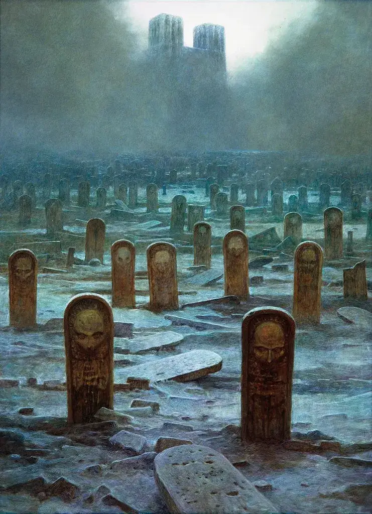 Zdjęcie Malarstwo Beksiński: Odkryj mroczne piękno jego surrealistycznych wizji