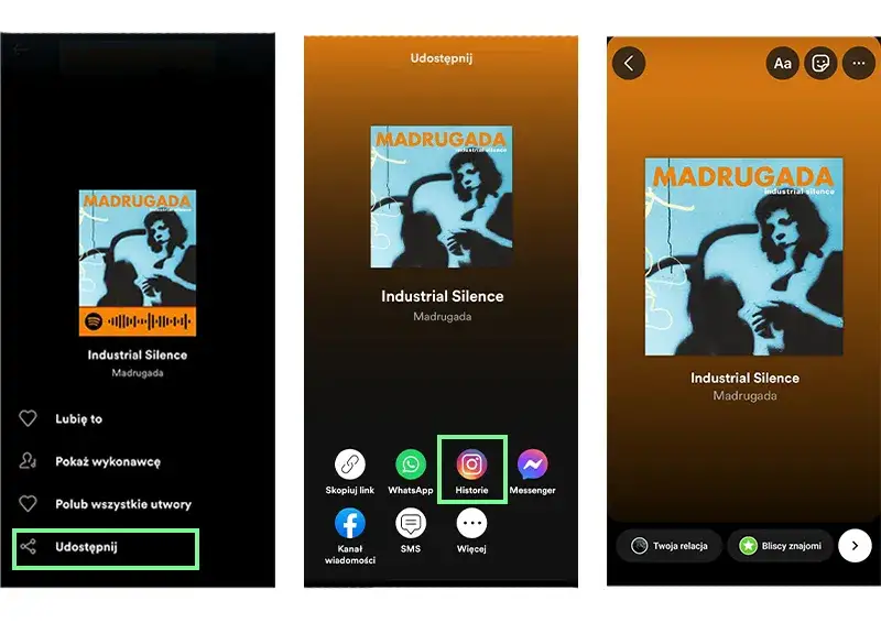Zdjęcie Jak dodać muzykę ze Spotify na instastory i zaskoczyć znajomych