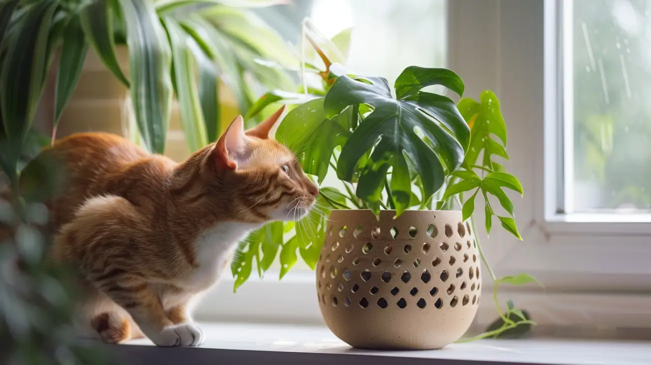 Zdjęcie Monstera: Jakie zagrożenia niesie dla kotów i inych zwierzat?