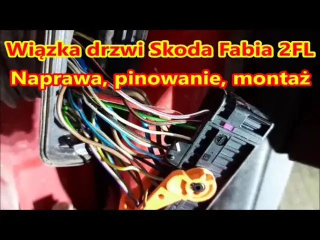 Zdjęcie Wiązka elektryczna drzwi Skoda Fabia 2 &ndash; uniknij kosztownych napraw