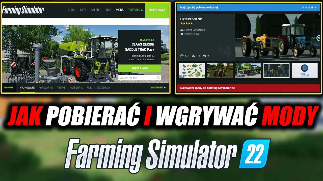 Zdjęcie Jak wgrac mody do fs22 i uniknąć problemów z grą