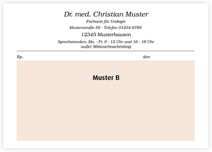 Zdjęcie Alles über den Privatrezept Vordruck: Formate, Nutzung und Anpassung