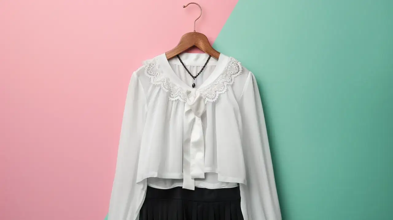 Zdjęcie Białe koszule z koronką: Oto elegancki look w każdej sytuacji!