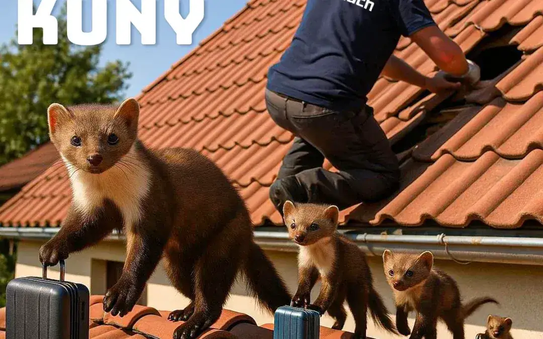 Zdjęcie Jak kuna wchodzi na dach? Poznaj zaskakujące sposoby dostępu
