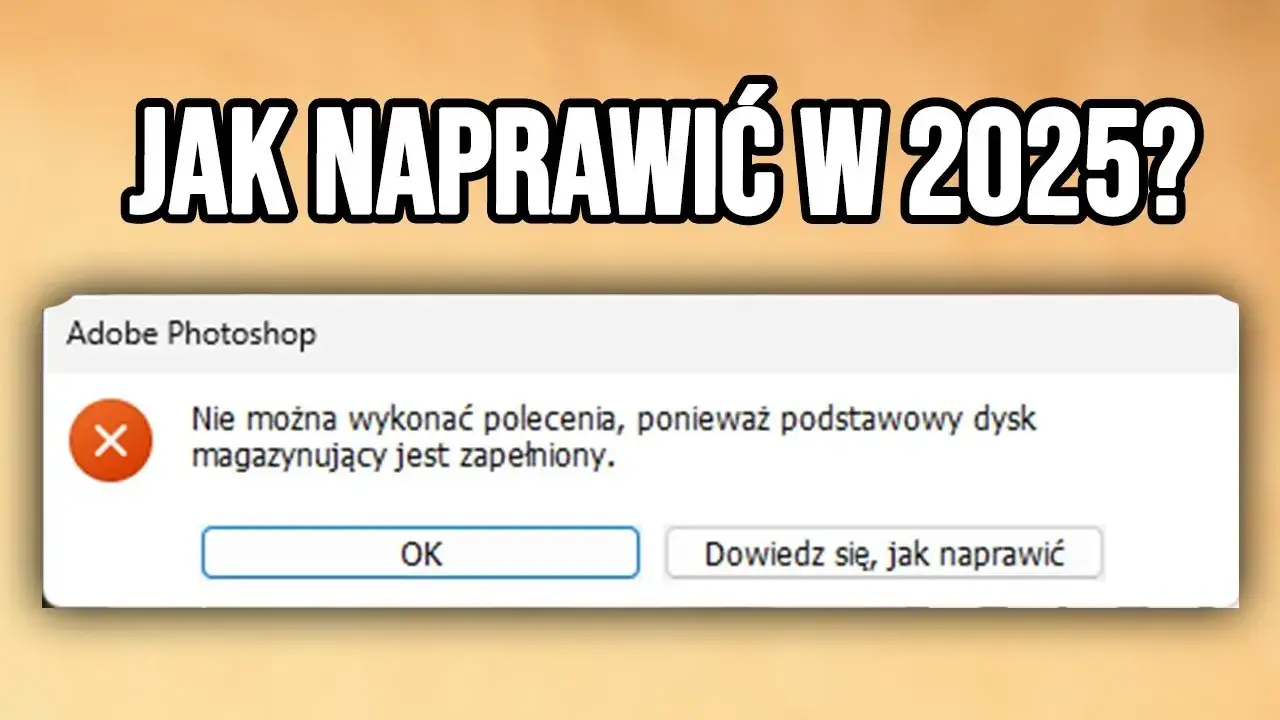 Zdjęcie Jak zmienić dysk magazynujący w Photoshopie i poprawić wydajność