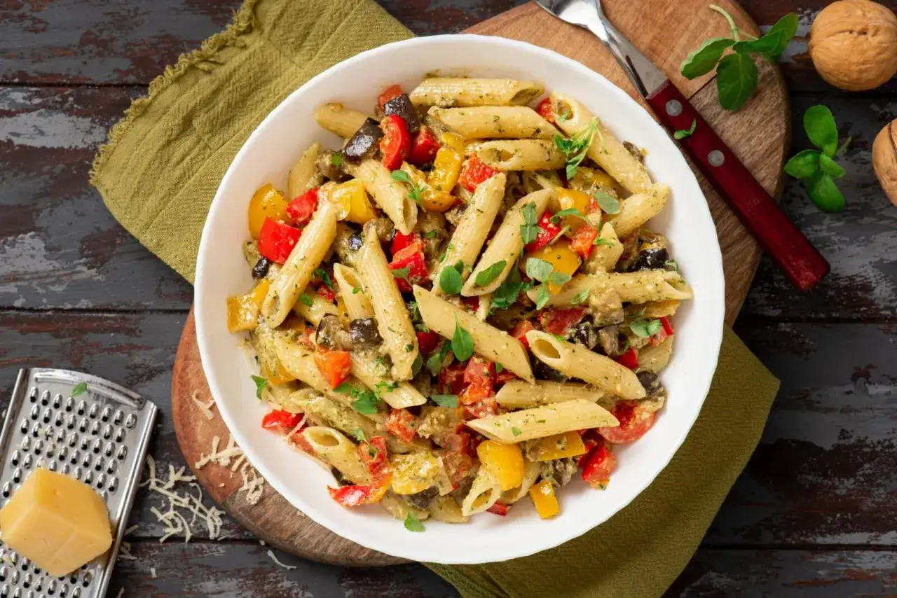 Zdjęcie Salade de pâtes au pesto: la recette ultime et ses secrets