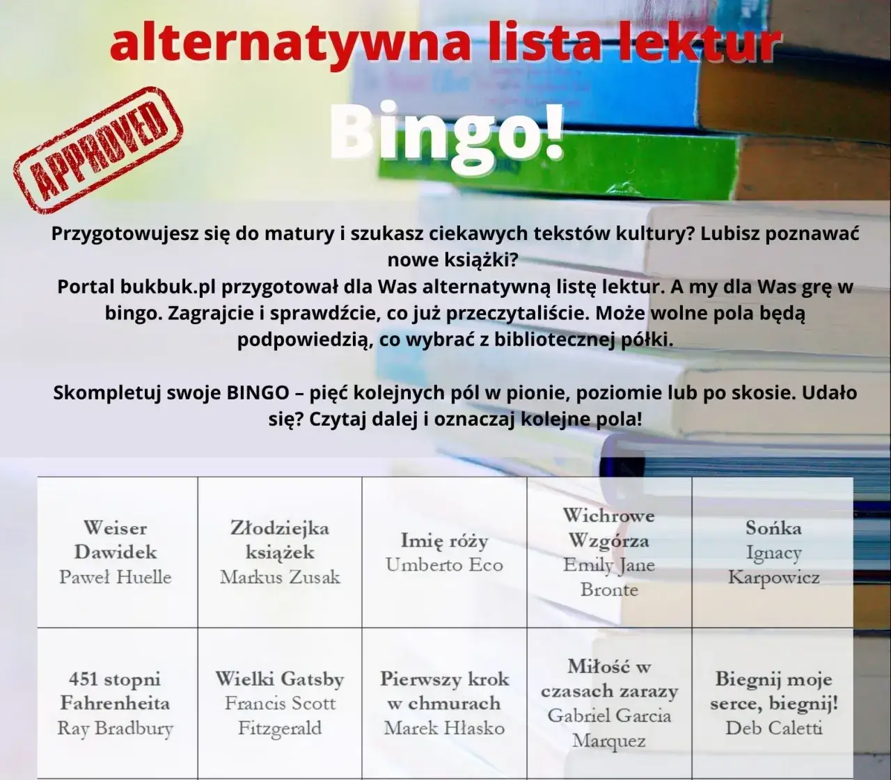 Zdjęcie Alternatywna lista lektur: inspirujące książki dla młodzieży