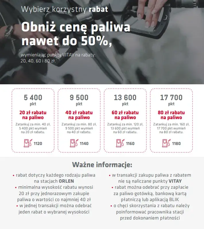 Zdjęcie Jak wymienić punkty na paliwo Orlen i zaoszczędzić na tankowaniu