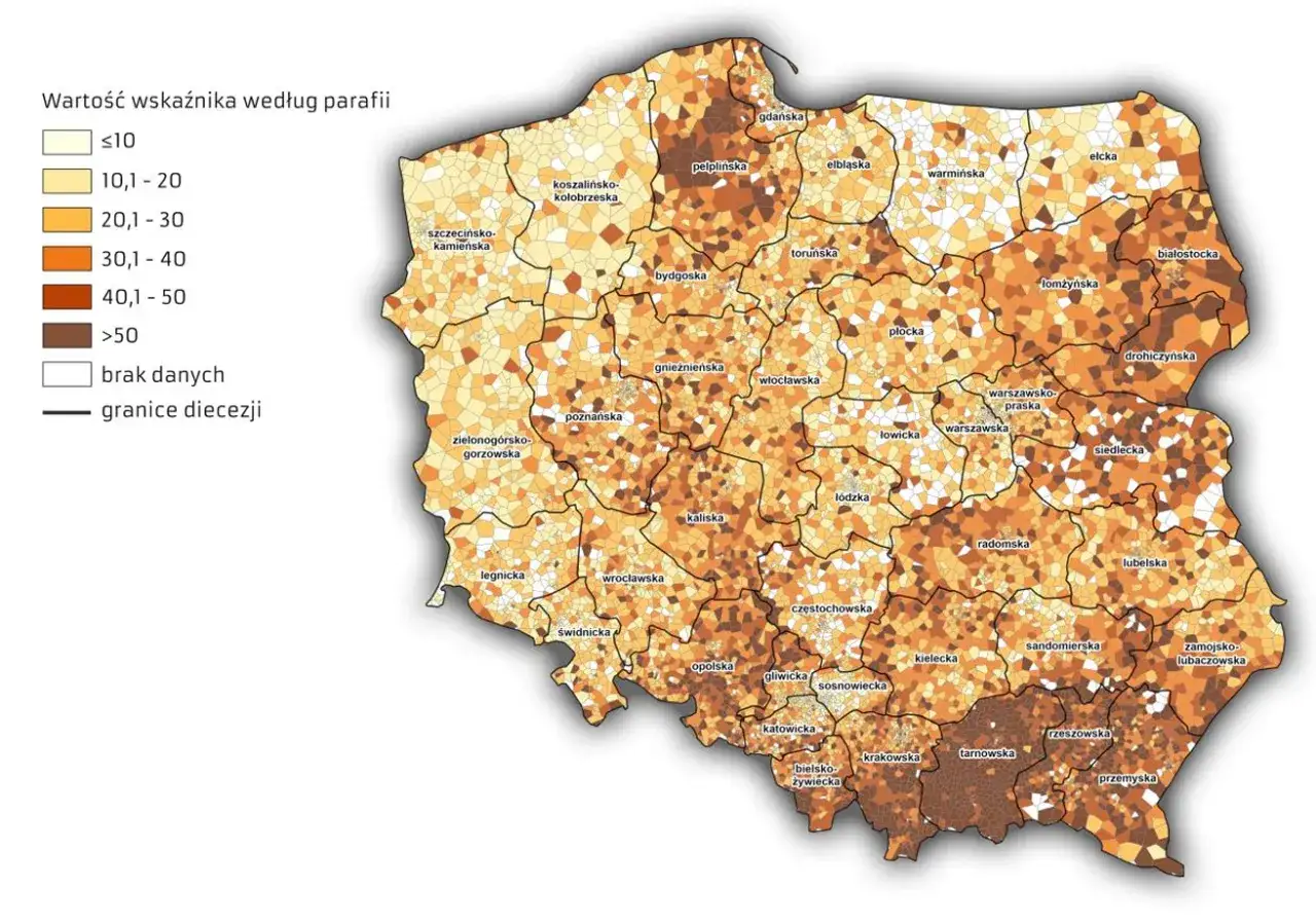 Zdjęcie Ile jest kościołów katolickich w Polsce? Zaskakujące fakty i statystyki
