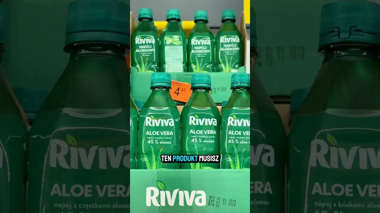 Zdjęcie Napój aloesowy Biedronka - sprawdź skład, cenę i promocje Riviva