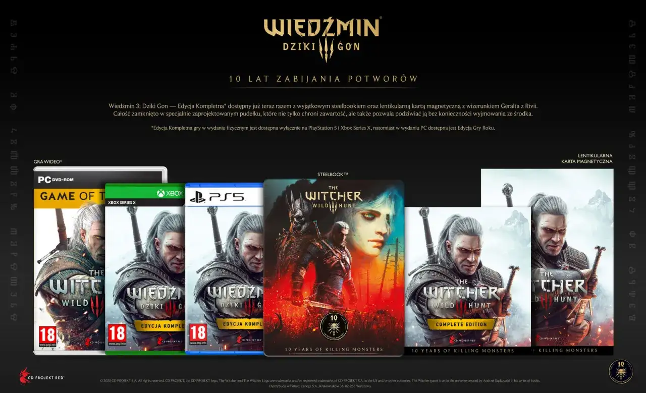 Zdjęcie Edycja gry roku Wiedźmina 3: Dziki Gon - co naprawdę zawiera?