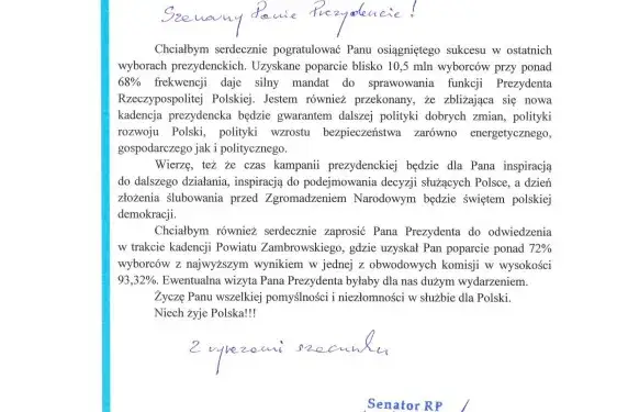 Zdjęcie Jak napisać list do prezydenta Dudy, aby został zauważony?