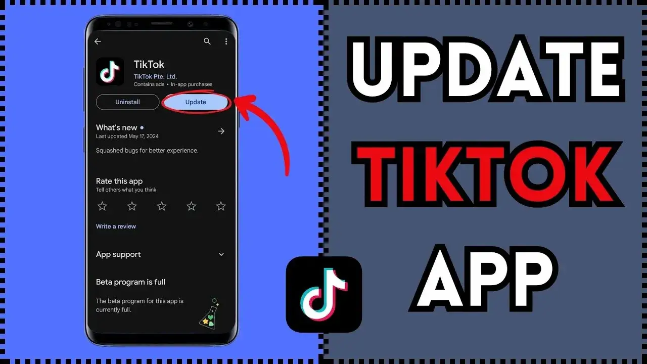 Zdjęcie Jak zaktualizować TikTok i uniknąć problemów z aplikacją