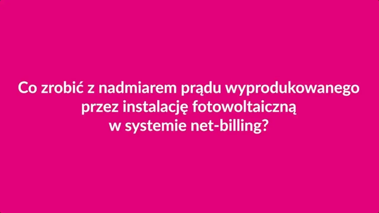 Zdjęcie Nadwyżka prądu z fotowoltaiki: co się z nią dzieje po roku?