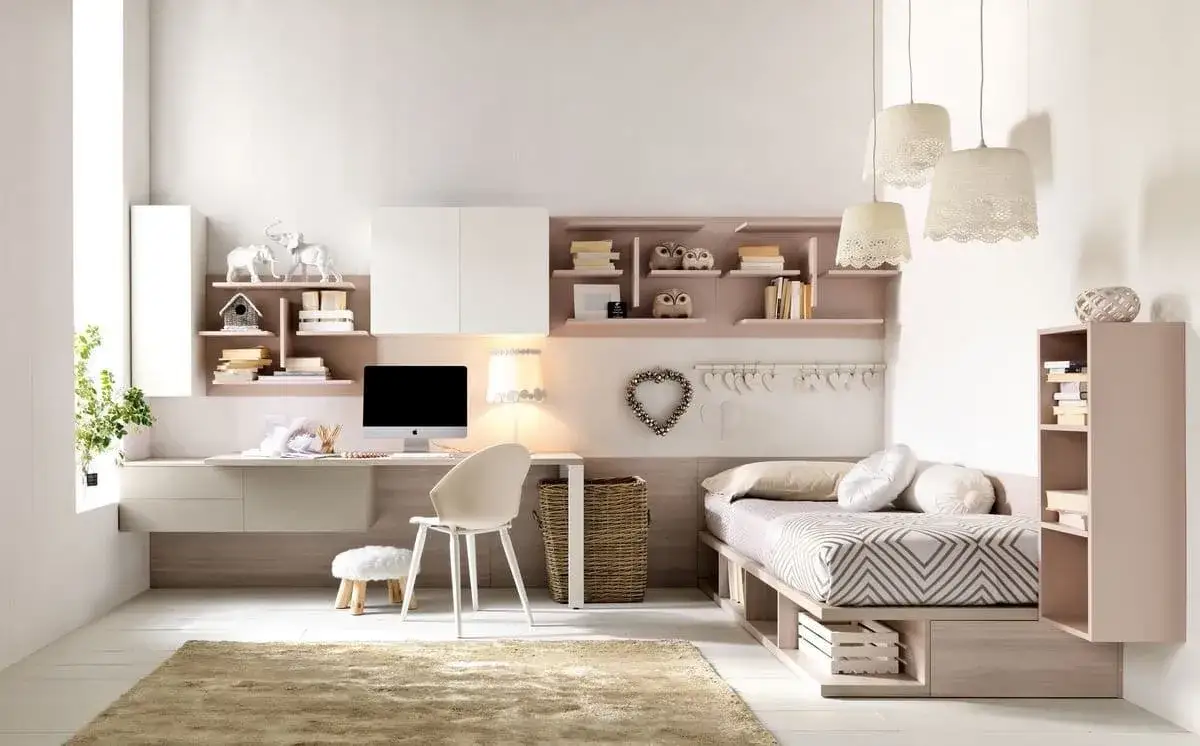 Zdjęcie Dormitorio de niña: ideas para un espacio mágico y evolutivo