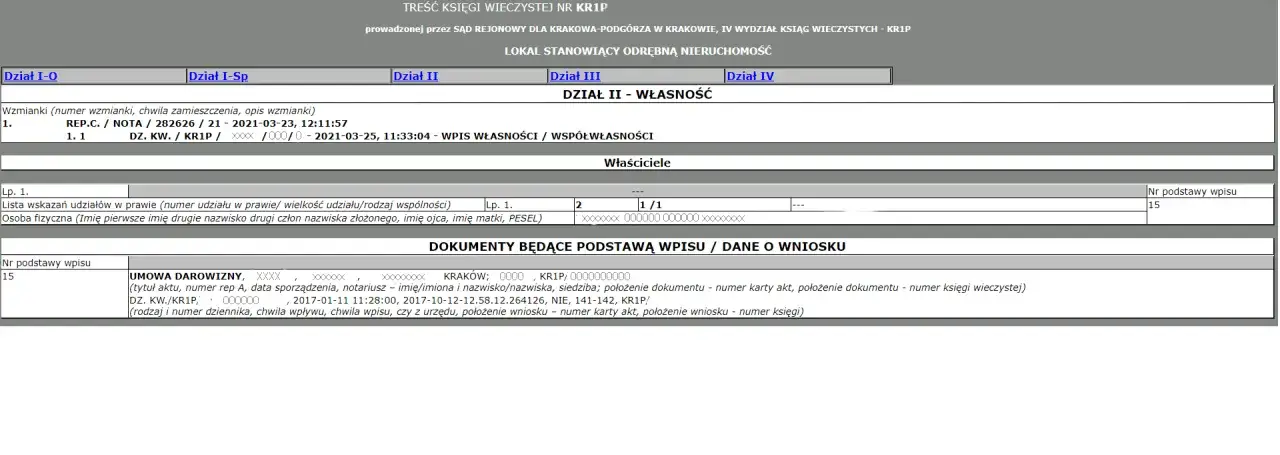Zdjęcie KW Kraków - definicja i jak sprawdzić numer KW nieruchomości