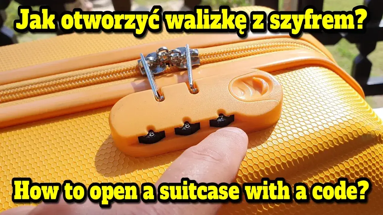 Zdjęcie Jak otworzyć walizkę na kod - proste sposoby na rozwiązanie problemu