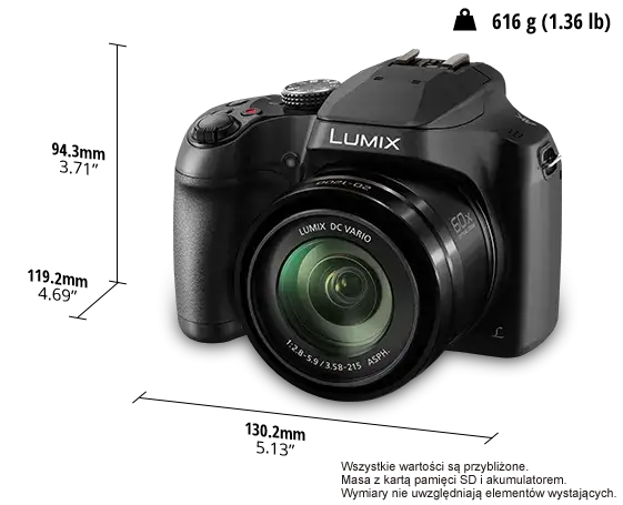 Zdjęcie Panasonic Lumix DMC-FZ - seria zaawansowanych ultrazoomów