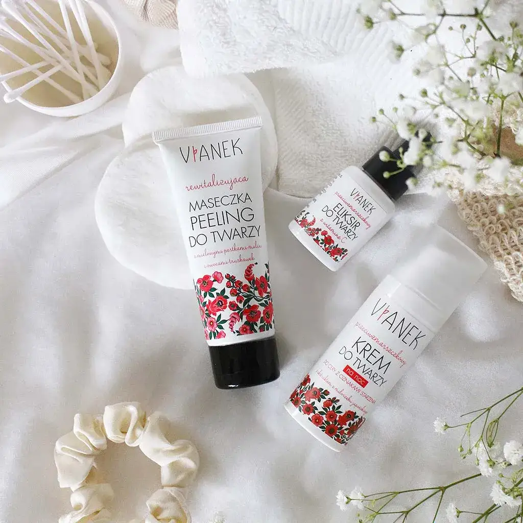 Zdjęcie VIANEK rewitalizująca maseczka peeling do twarzy – skuteczna pielęgnacja skóry
