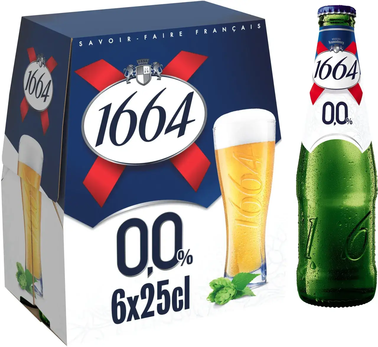 Zdjęcie Combien de sucre dans une bi&egrave;re 1664 ? Les chiffres pr&eacute;cis