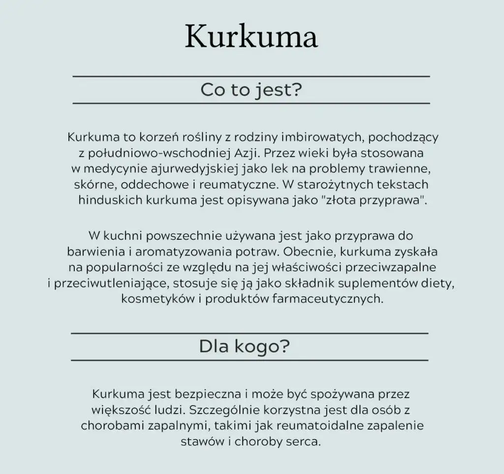 Zdjęcie  Jakie właściwości zdrowotne ma kurkuma? Na co pomaga korzeń kurkumy?