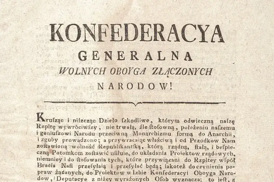 Zdjęcie W jakim celu zawiązano konfederację targowicką? Przyczyny i skutki