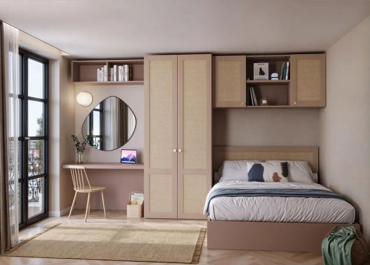 Zdjęcie Dormitorio juvenil con estudio: Claves para diseño y funcionalidad