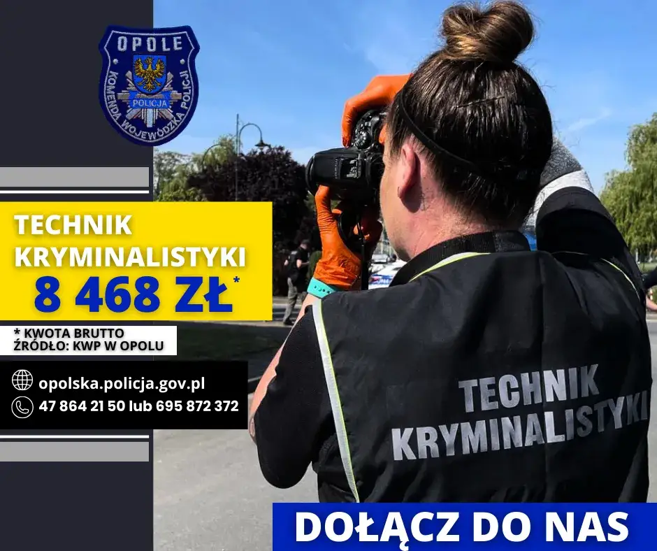 Zdjęcie Ile zarabia fotograf policyjny? Sprawdź, co wpływa na wynagrodzenie