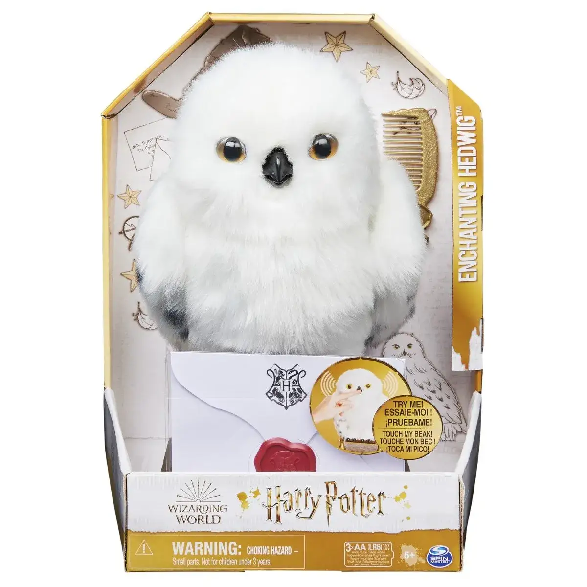 Zdjęcie Interaktywna sowa Harry Potter zabawka – odkryj jej niezwykłe funkcje