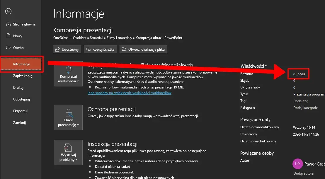 Zdjęcie Skuteczne metody jak skompresować prezentację PowerPoint bez straty jakości