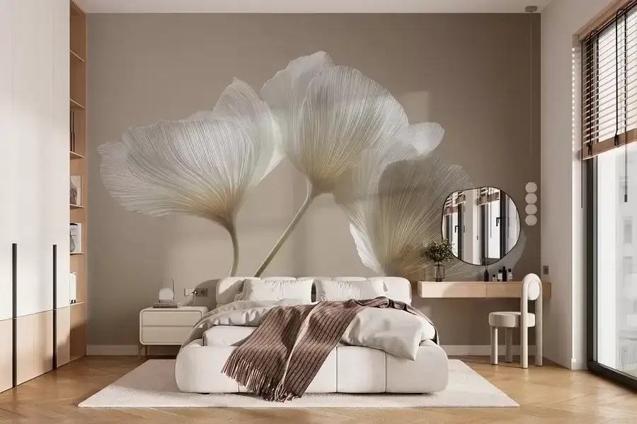 Zdjęcie Fototapete Schlafzimmer: Beruhigende Designs für entspannende Nächte