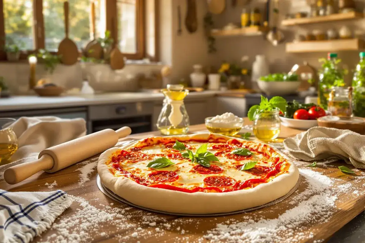 Zdjęcie Pizza maison inratable : Secrets d'expert pour une p&acirc;te divine