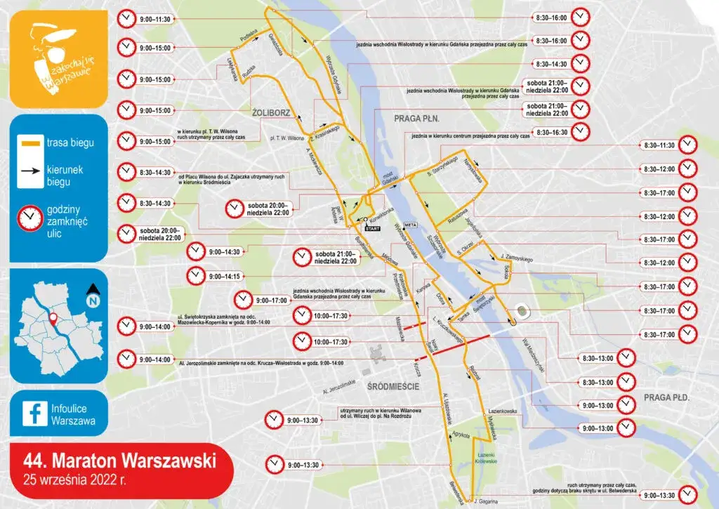 Zdjęcie Maraton Warszawski ile km? Sprawdź dokładny dystans i przebieg trasy