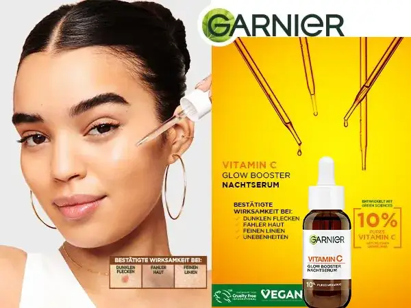 Zdjęcie Garnier Vitamin C Serum: Die besten Produkte f&uuml;r strahlende Haut
