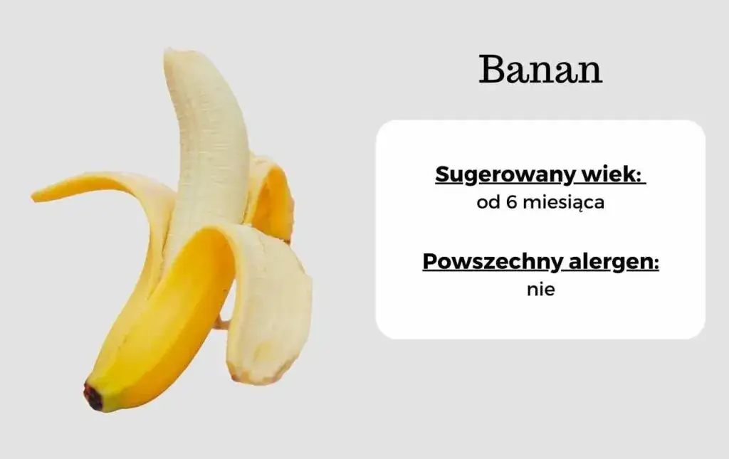 Zdjęcie Czy banan uczula niemowlaka? Objawy i bezpieczeństwo dla dzieci
