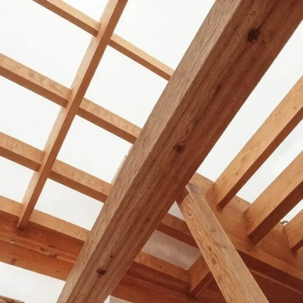 Zdjęcie Jak belka podpierająca krokwie na dachu wpływa na stabilność budynku