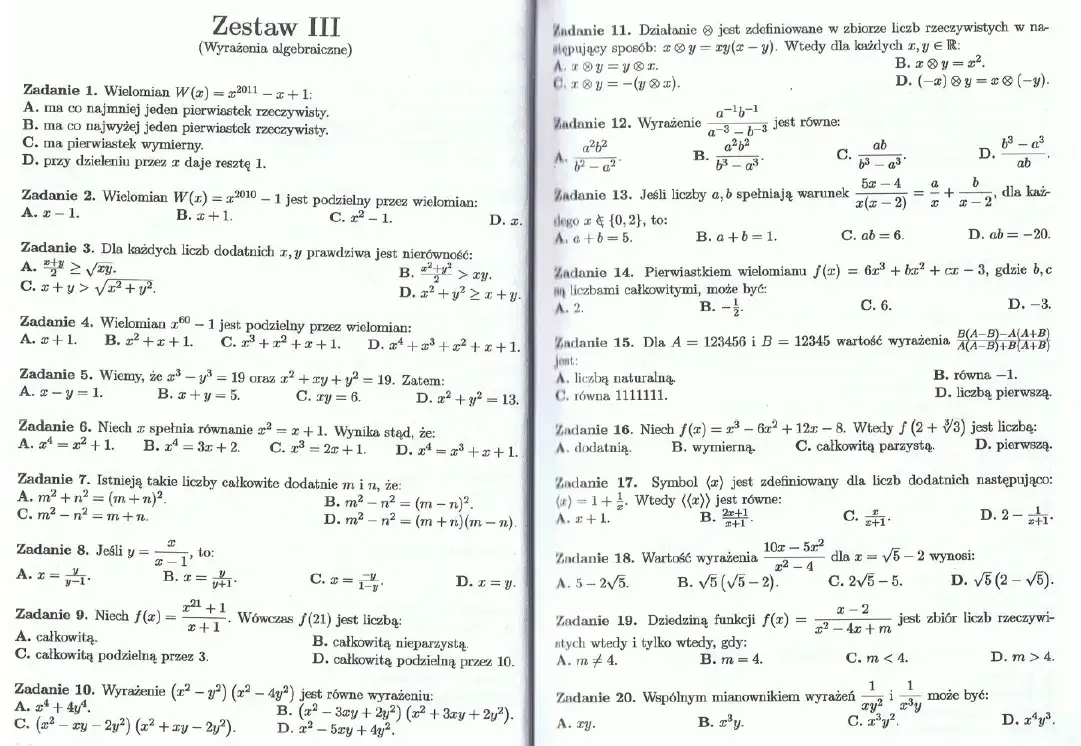 Zdjęcie Kiełbasa matematyka rozszerzona - skuteczne materiały do matury