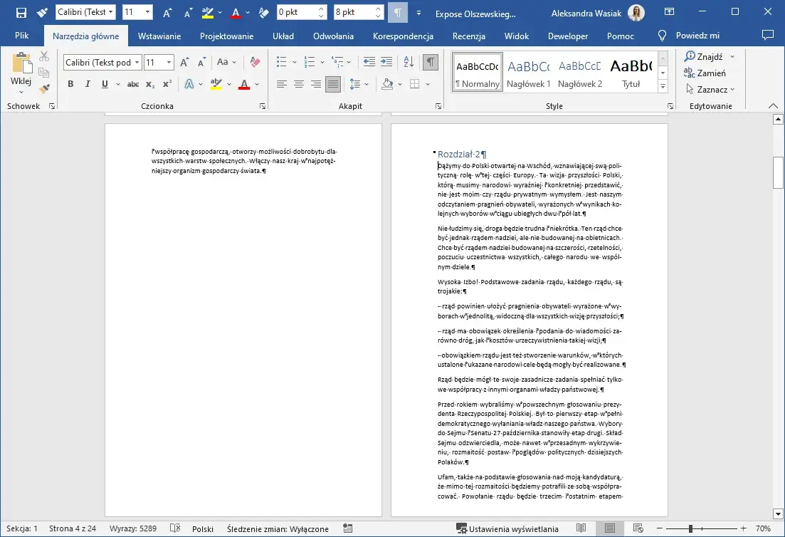 Zdjęcie Jak usunąć stronę Worda - Jak sprawnie usunąć pustą stronę w Wordzie?