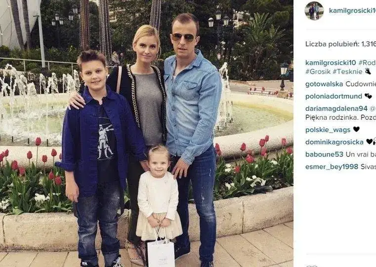 Zdjęcie Kamil Grosicki dzieci: poznaj ich imiona i wiek w rodzinie Grosickich