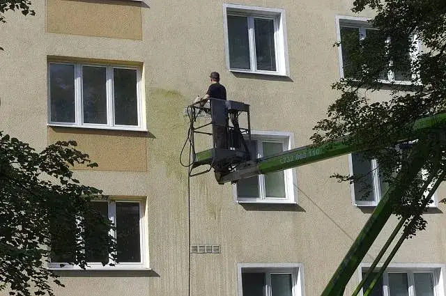 Zdjęcie Jak skutecznie usunąć zielony nalot z elewacji – sprawdzone metody i porady