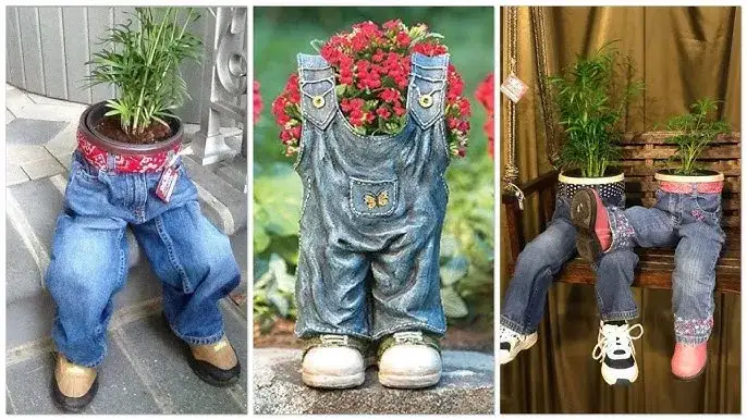 Zdjęcie Jak zrobić kwietnik z jeansów - prosty DIY w 5 krokach