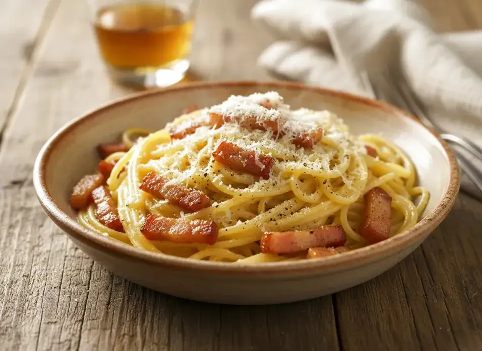Zdjęcie Prawdziwa Carbonara bez śmietany: Autentyczny przepis i sekrety