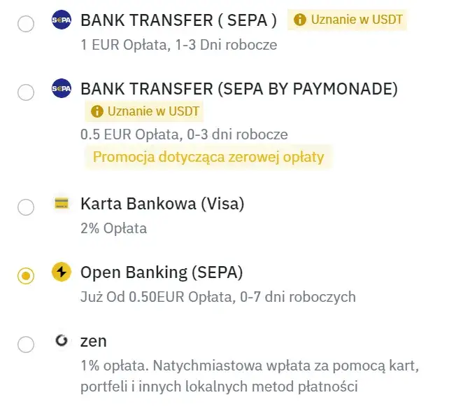 Zdjęcie Jak tanio i bezpiecznie wpłacić euro na Binance bez ukrytych opłat