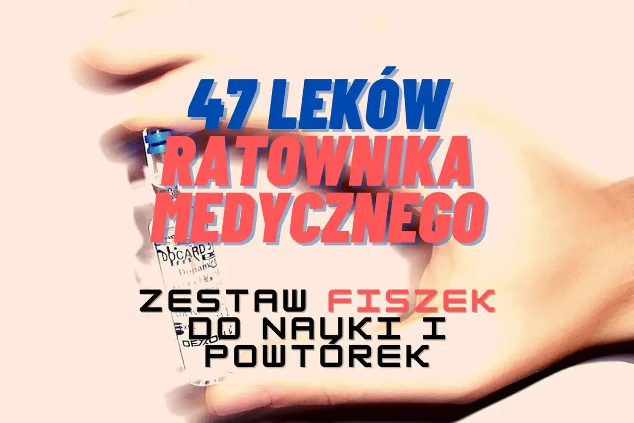 Zdjęcie 47 leków które może podać ratownik medyczny w krytycznych sytuacjach