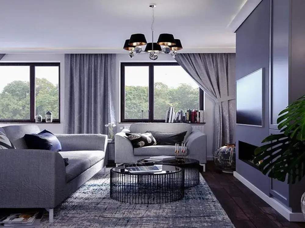 Zdjęcie Die besten wohnzimmer vorhänge für Stil, Lichtschutz und Gemütlichkeit