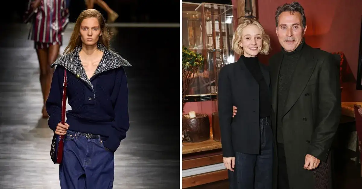 Zdjęcie Stylizacje z granatowymi jeansami, które odmienią Twój look na zawsze