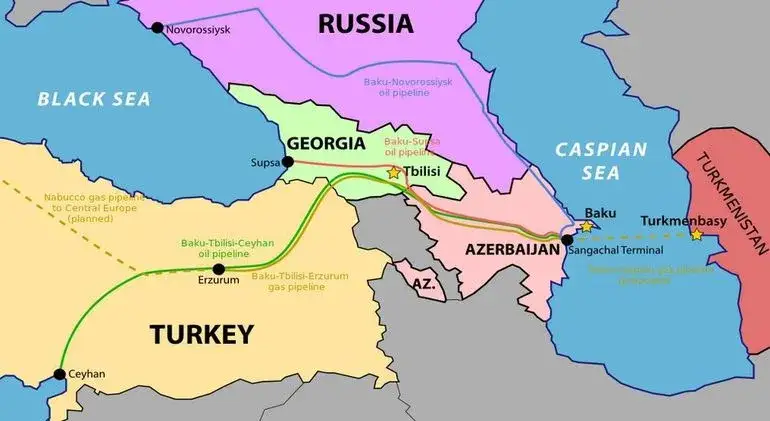 Zdjęcie Gdzie leży Gruzja mapa – odkryj jej granice i kluczowe miejsca