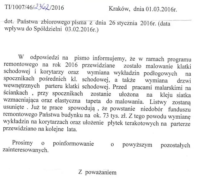 Zdjęcie Jak napisać pismo do spółdzielni mieszkaniowej o remont bez błędów