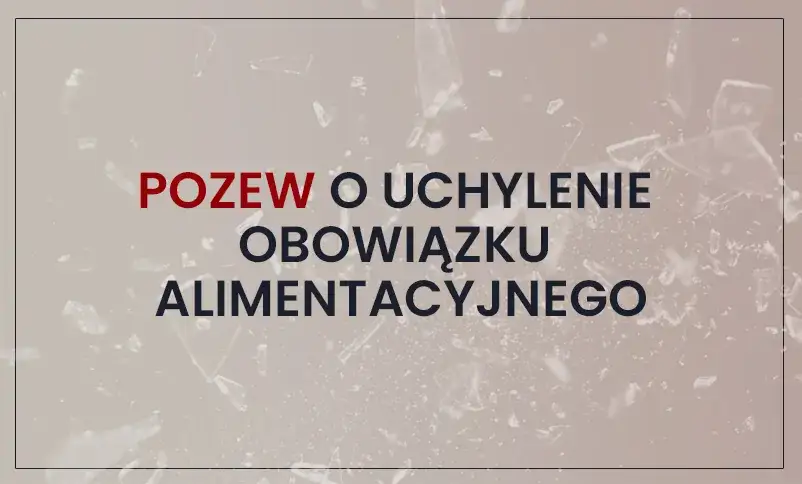 Zdjęcie Pozew o uchylenie alimentów czy wygaśnięcie obowiązku alimentacyjnego – co wybrać?